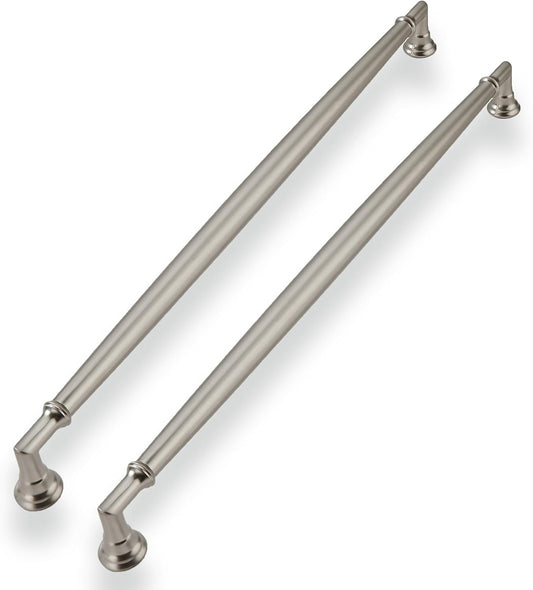 10 Pack 10 Inch Hole Center Brushed Satin Nickel Cabinet Pulls