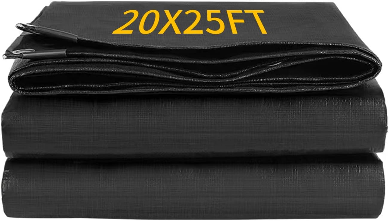 Coocure 20X25FT Reinforced PE Pond Liner for Outdoor Ponds