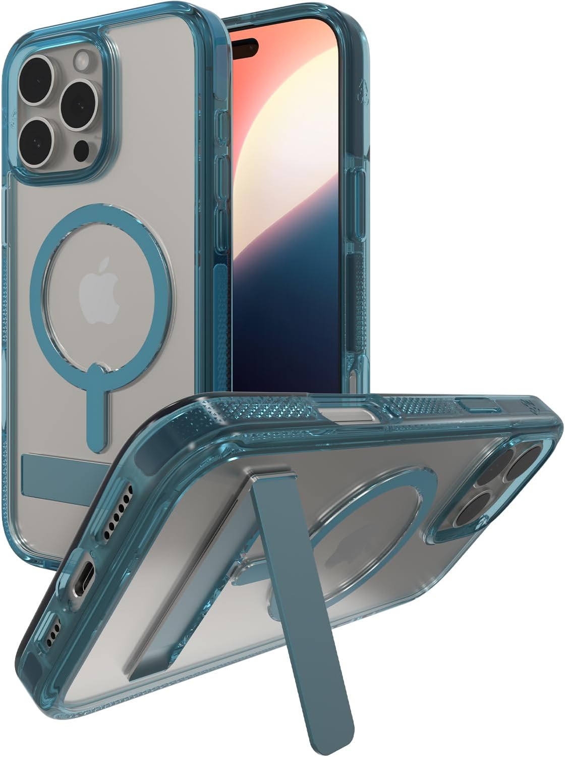ZAGG Santa Cruz Snap Case for iPhone 16 Pro Max with Kickstand