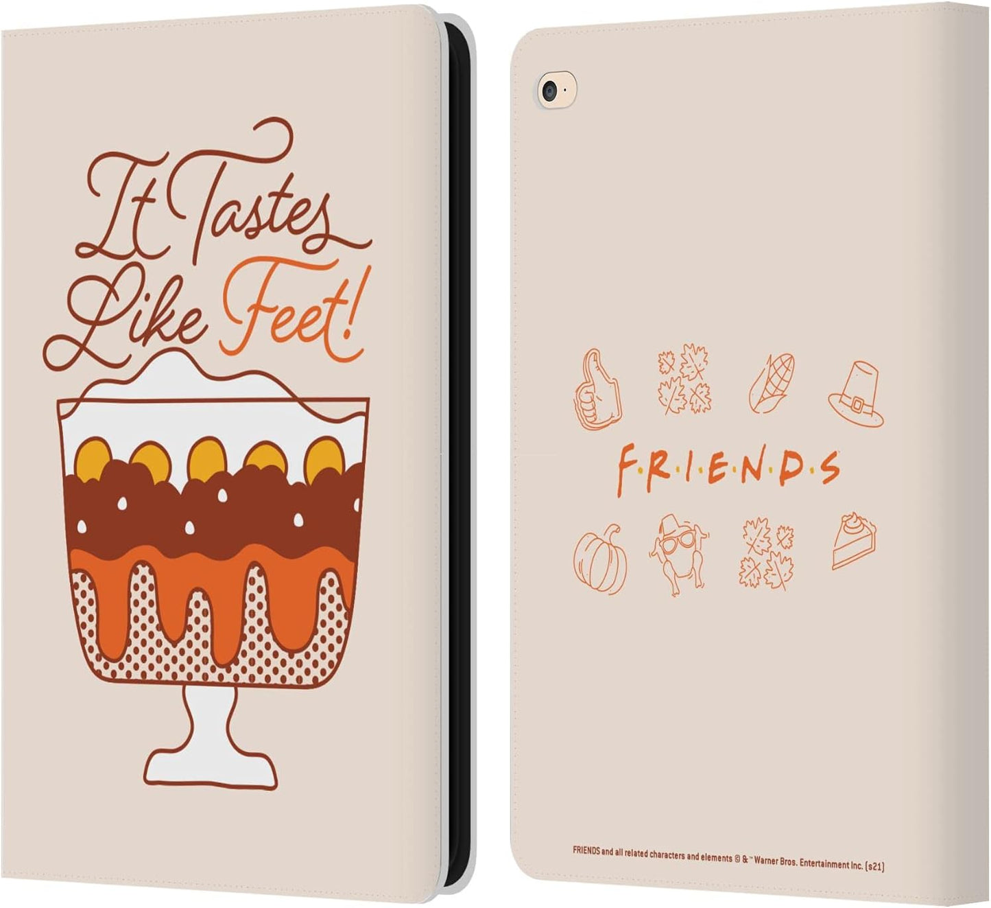 Friends TV Show Tastes Like Feet Leather Wallet Case for iPad Air 2