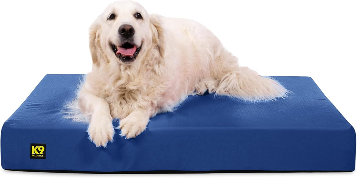K9 Ballistics Tough Ripstop Orthopedic Dog Bed for Large Dogs