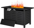 Aoxun 41 Inch Propane Fire Pit Table - 2-in-1 Fire Table