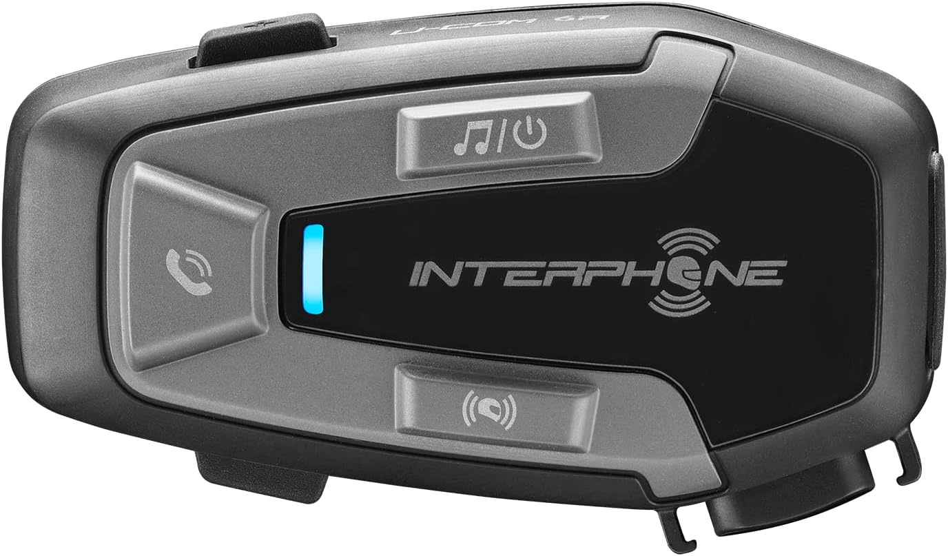 Intercom for Motorcycle with Bluetooth Communication, U-Com 6R