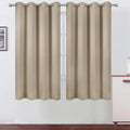LEMOMO Khaki Blackout Curtains for Bedroom - Thermal Insulated