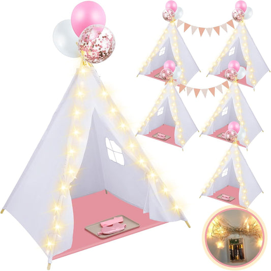Windyun Kids Teepee Tent with Blankets & Trays - Versatile Fun!