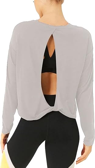 Bestisun Long Sleeve Workout Shirts for Women - Stylish & Functional