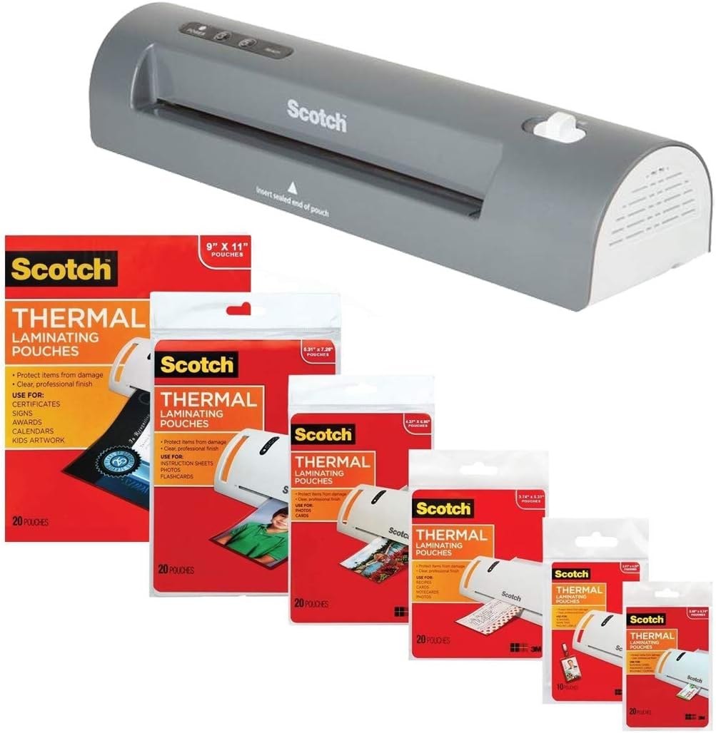 3M Laminator Kit: Protect All Documents!