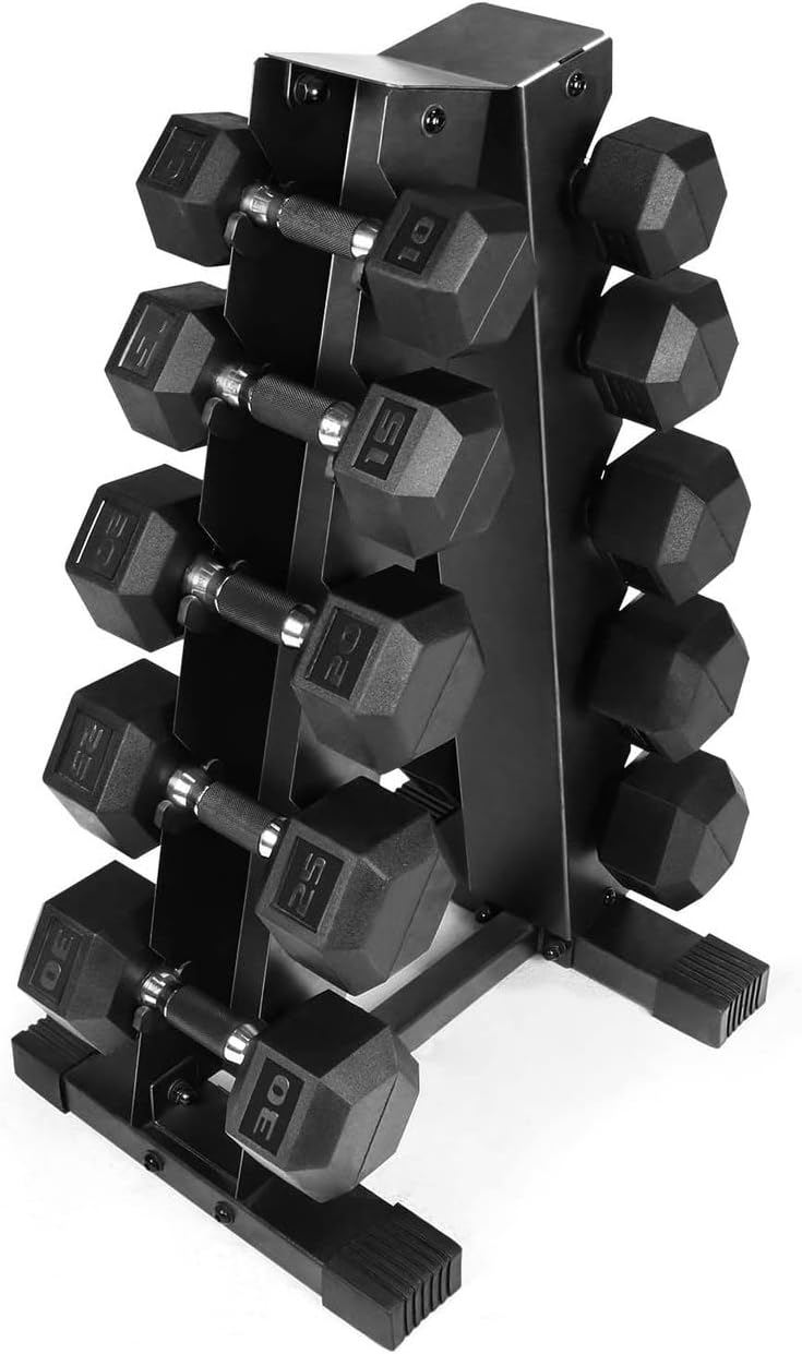 200Lb Dumbbell Set with Rack - Tone, Build, Lose Weight!