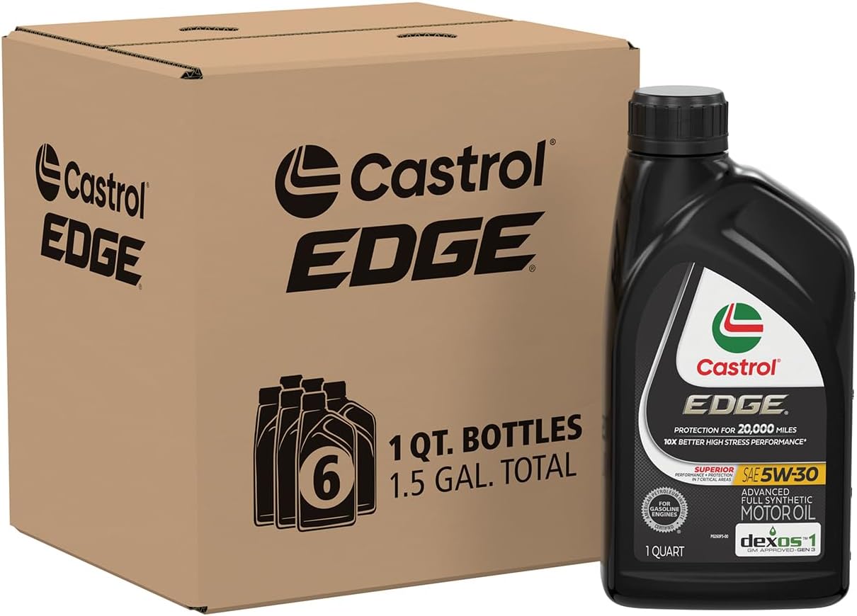 Castrol EDGE 5W-30 Full Synthetic Motor Oil for Peak Performance