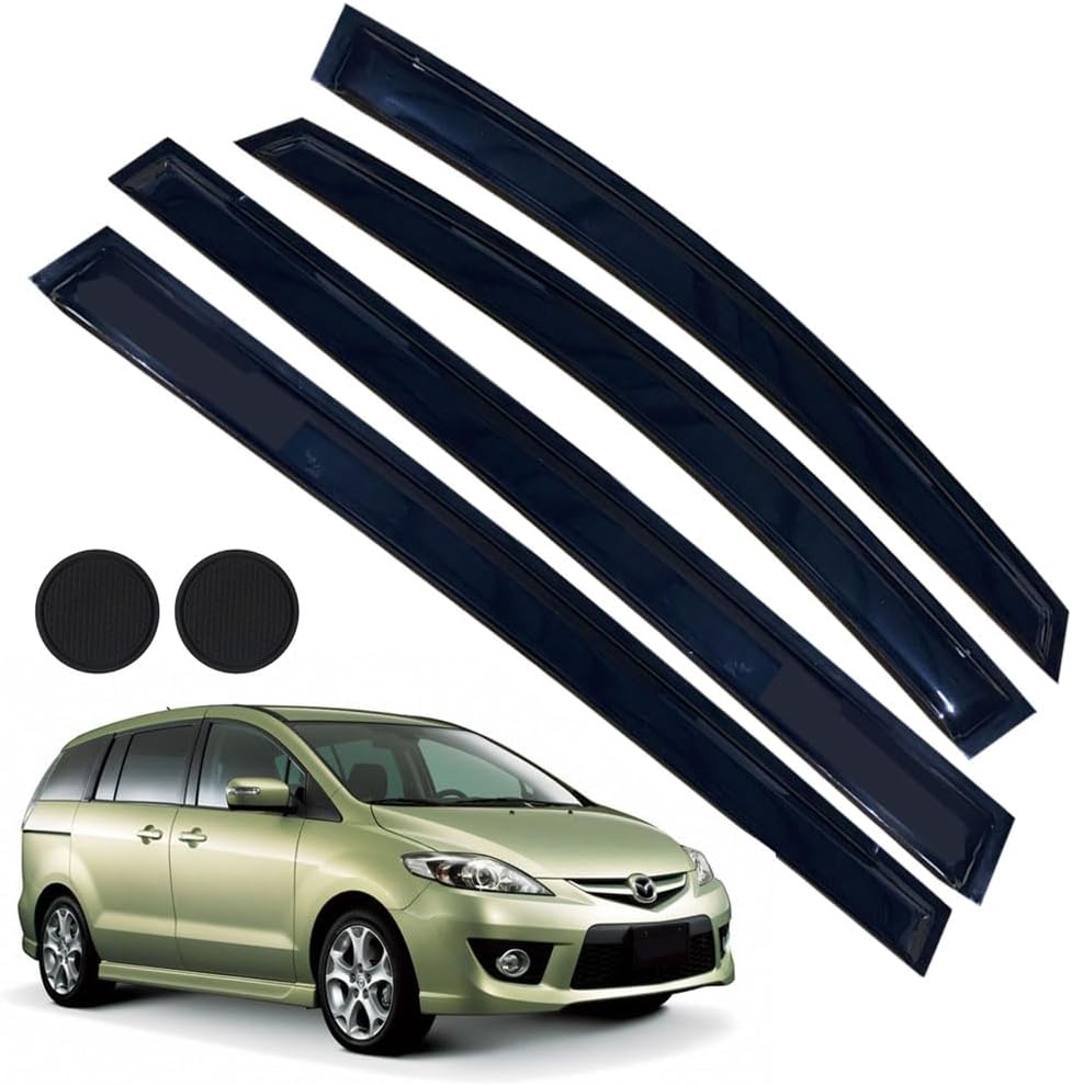 Rain Guards for Mazda 5 2006-2015 - Durable Window Deflectors
