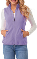 Fuinloth Women's Fleece Vest Polar Soft Sleeveless Classic Fit - Warm