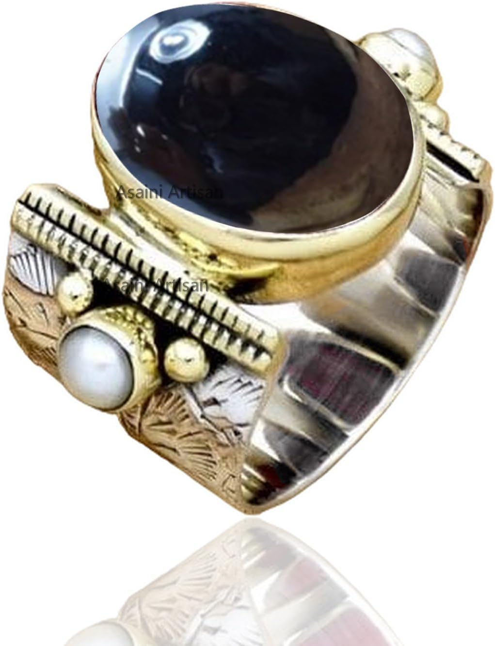 10x14MM Oval Gemstone Solid 925 Sterling Silver Ring for Women
