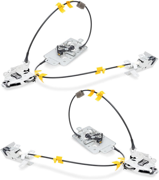 WEILEITE Rear Door Latch Cable Assembly for Ford F150 Extended Cab