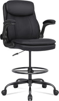 Misolant Drafting Chair - Ergonomic Tall Office Chair for Comfort