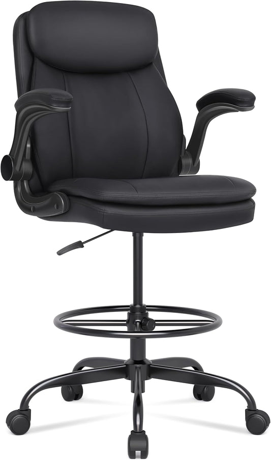 Misolant Drafting Chair - Ergonomic Tall Office Chair for Comfort
