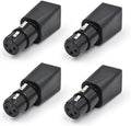 Fmale 3-Pin XLR to RJ45 Adapter Plug (4pack) - DMX to Ethernet