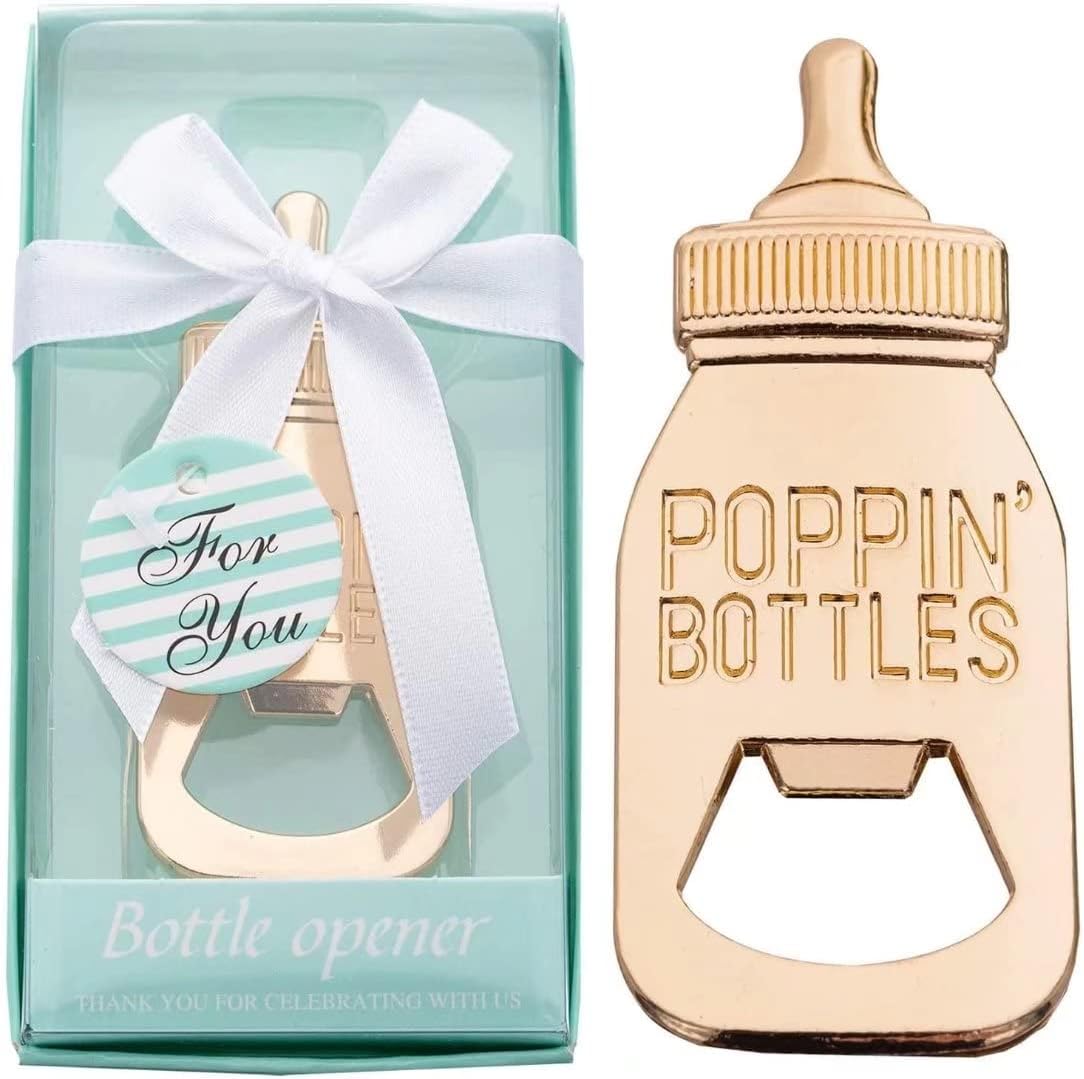 24Pack Poppin Bottle Openers for Baby Shower Favors and Gifts