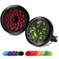 2PCS 30mm Car Aromatherapy Essential Oil Diffuser Locket - Vent Clip