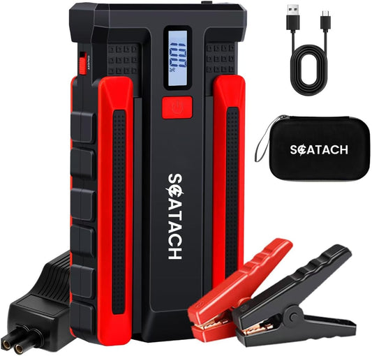 Scatach 002 Car Jump Starter: Power 10.0L Gas & 8.0L Diesel