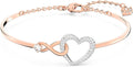 Swarovski Infinity Heart Necklace and Bangle Set - Timeless Sparkle
