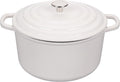 Enameled Cast Iron Dutch Oven Pot with Lid for Sourdough - 6 Quart
