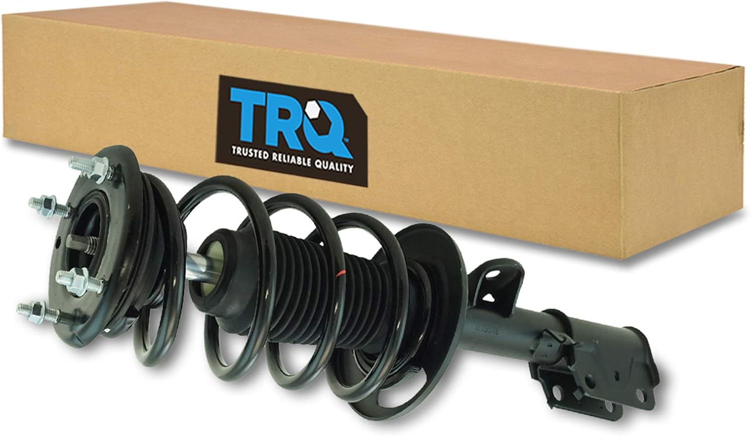 TRQ Front Left Complete Strut & Coil Spring Assembly for Ford