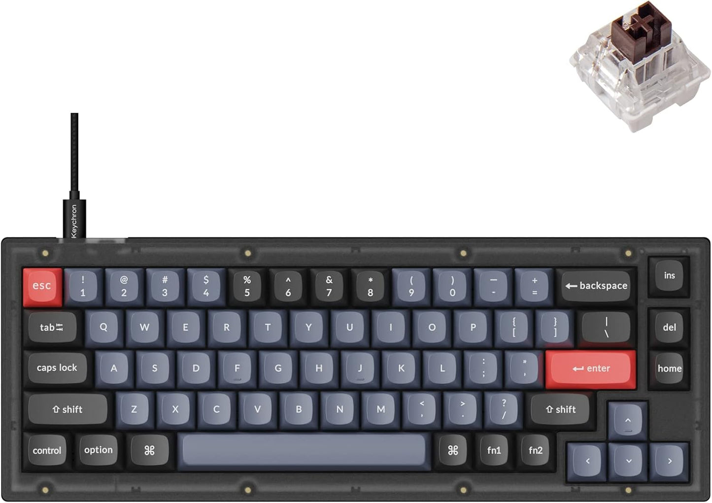 Keychron V2 Wired Custom Mechanical Keyboard for Ultimate Typing