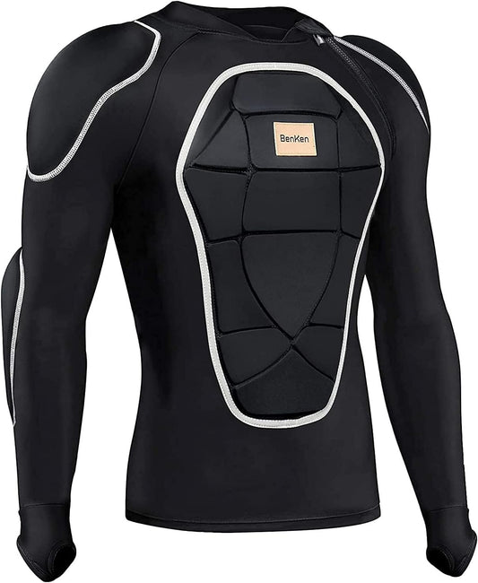 BenKen Men's Motorcycle Jacket with Full Body Armor