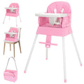 4-in-1 Baby High Chair Convertible Highchair - Portable & Foldable