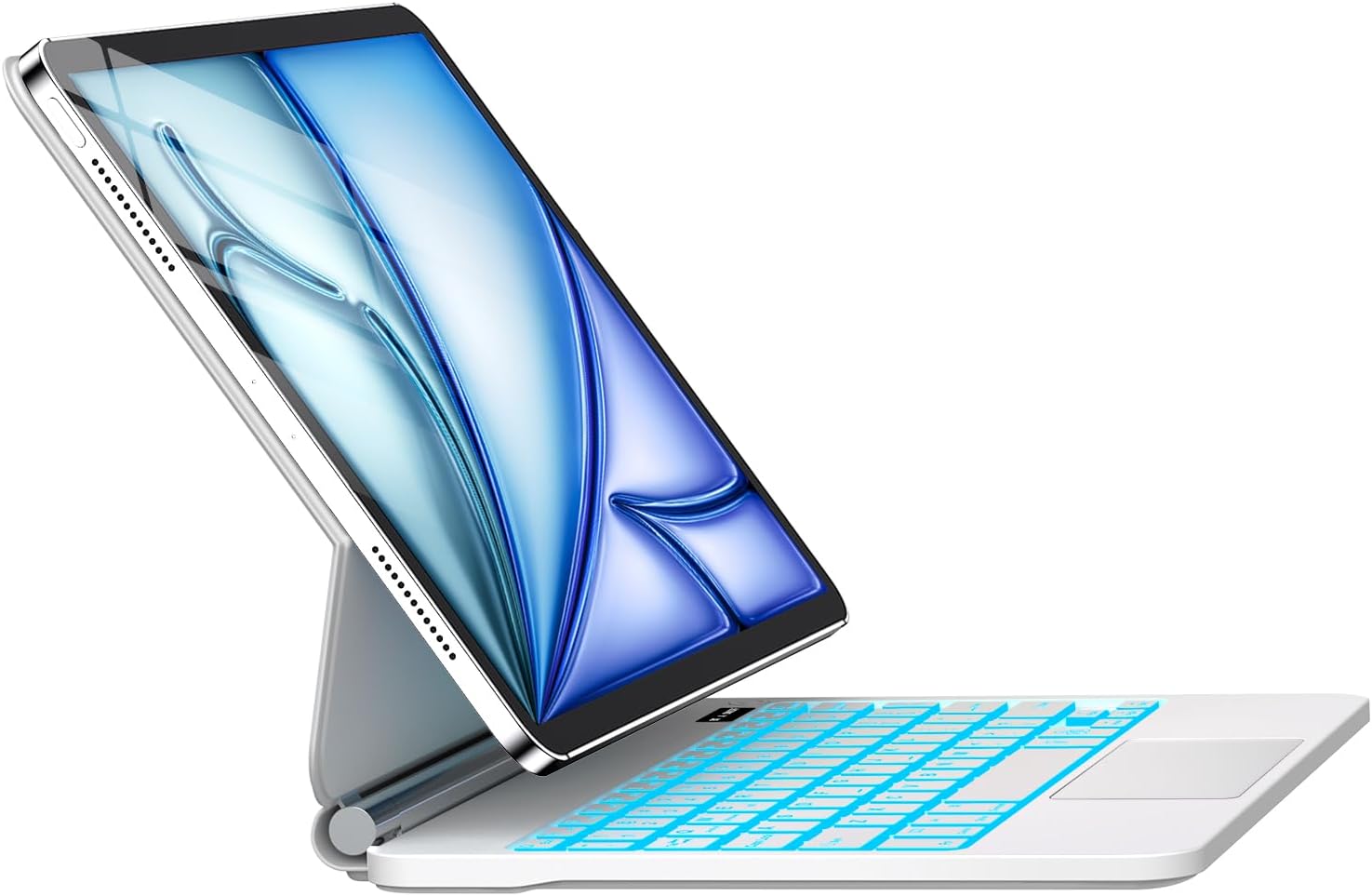 iPad Air 11 inch Case with Keyboard and Floating Stand Design
