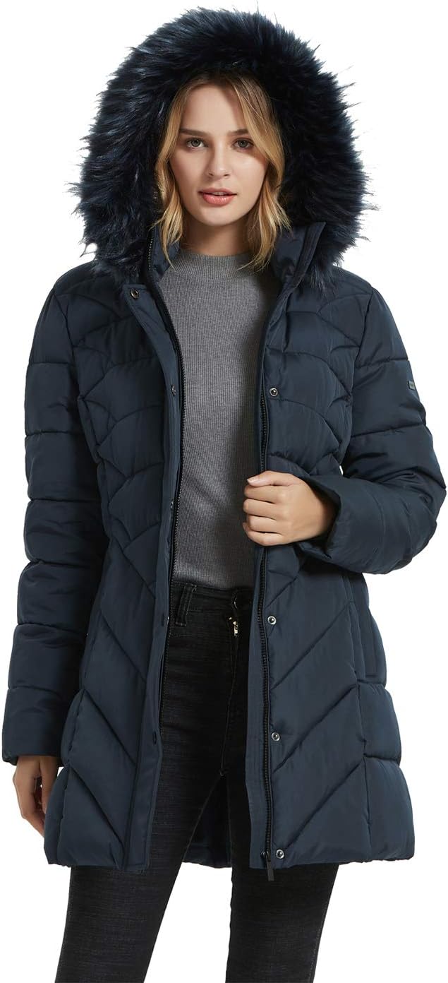 BINACL Women's Winter Warm Thicken Long Outwear Coat Jacket