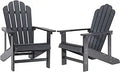 Adirondack Chair Set of 2 - Durable Weather Resistant Design