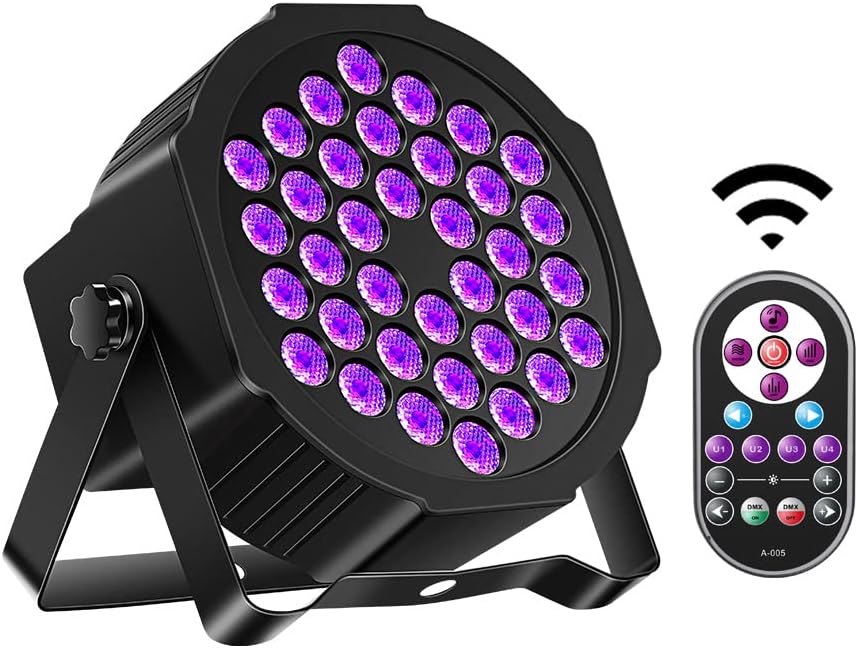 36LED Black Lights for Halloween Parties and Stage Lighting