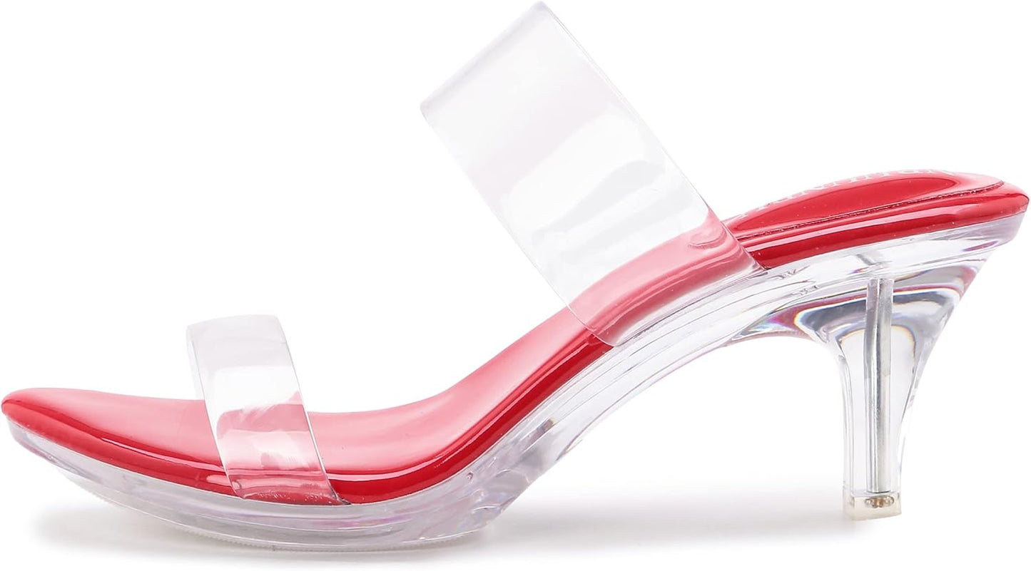 Clear Heels for Women - Sexy High Heels with Little Platform