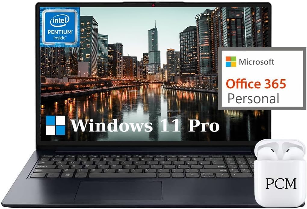 Lenovo Ideapad 1 15.6 FHD Laptop for Students and Business