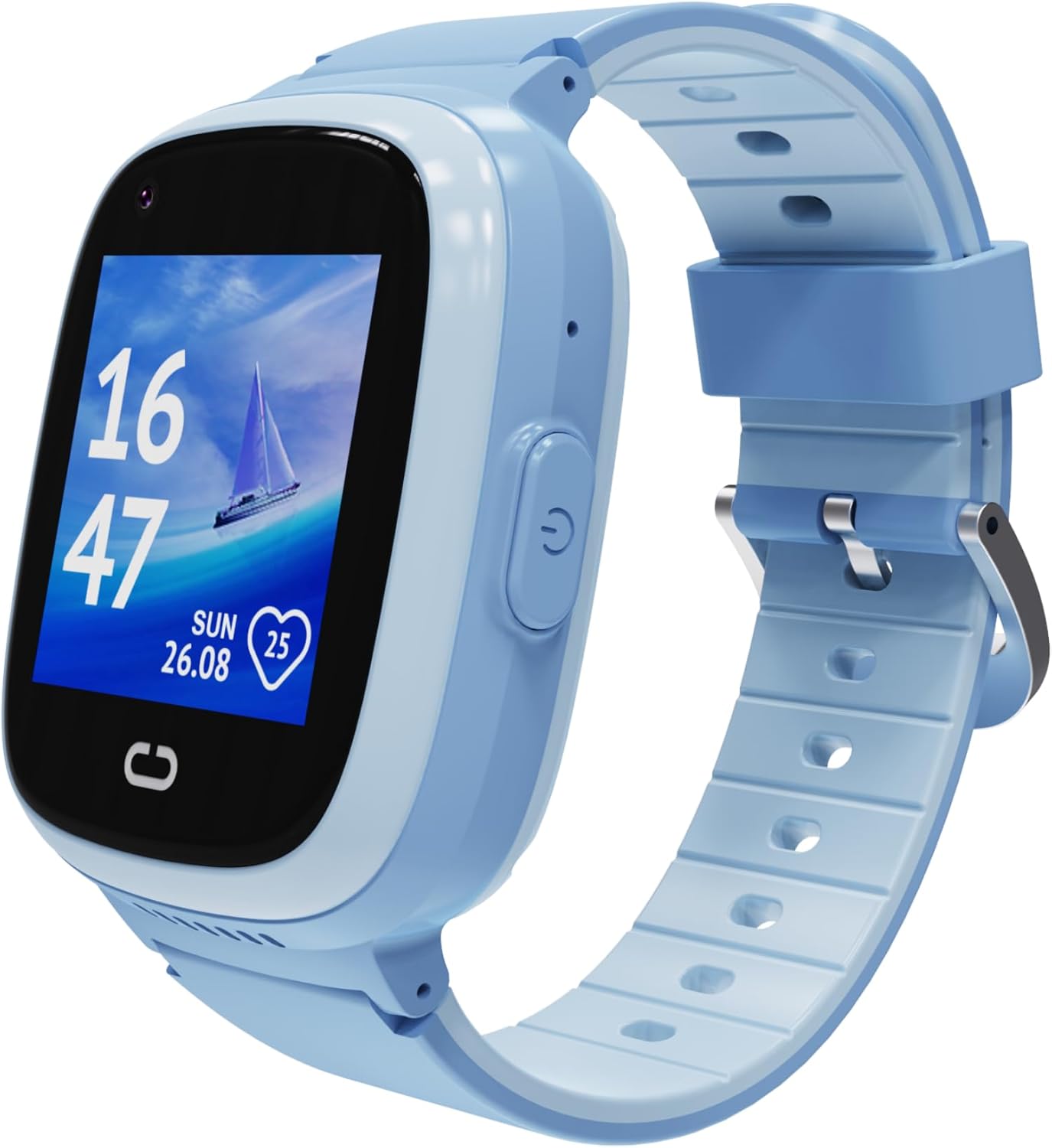 Seculife Kids GPS Tracker - Real-Time Safety & SOS - Blue