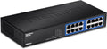 TRENDnet 16-Port Unmanaged Gigabit GREENnet Switch - Quiet Desktop