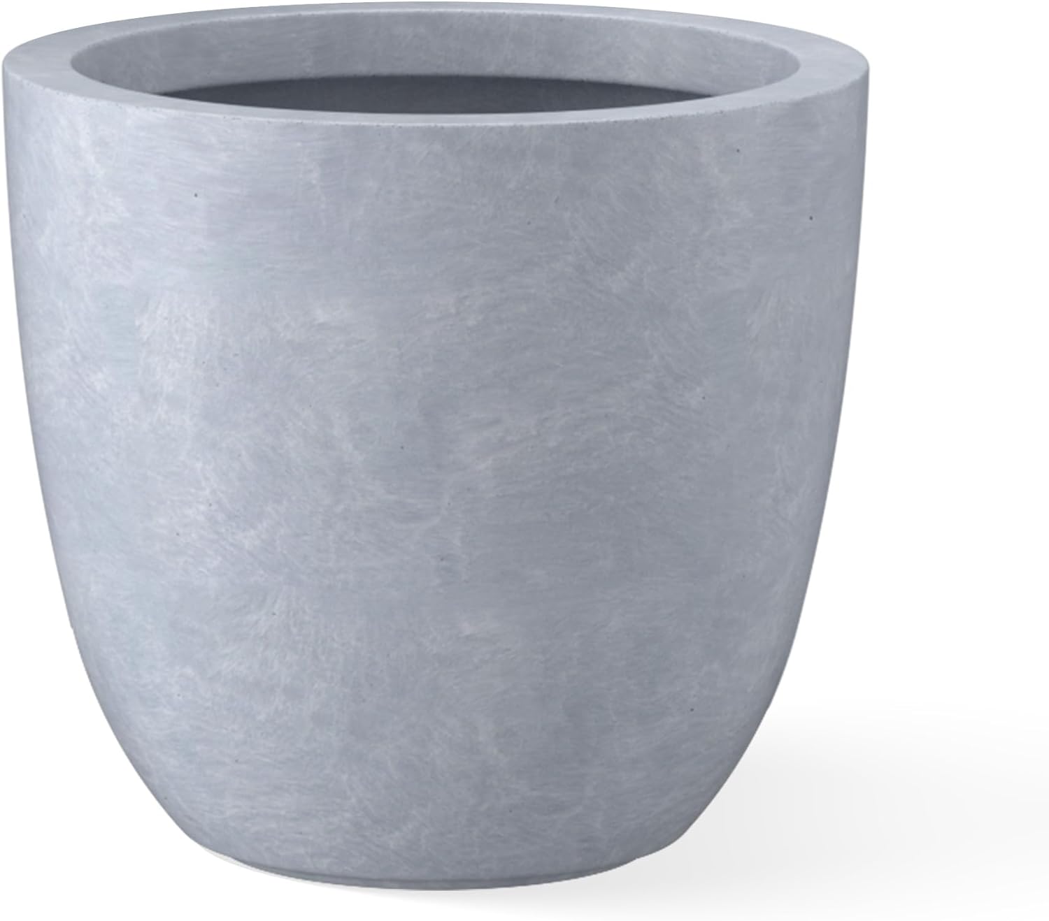 Kante 14 Inch Round Concrete Planter for Indoor Outdoor Use