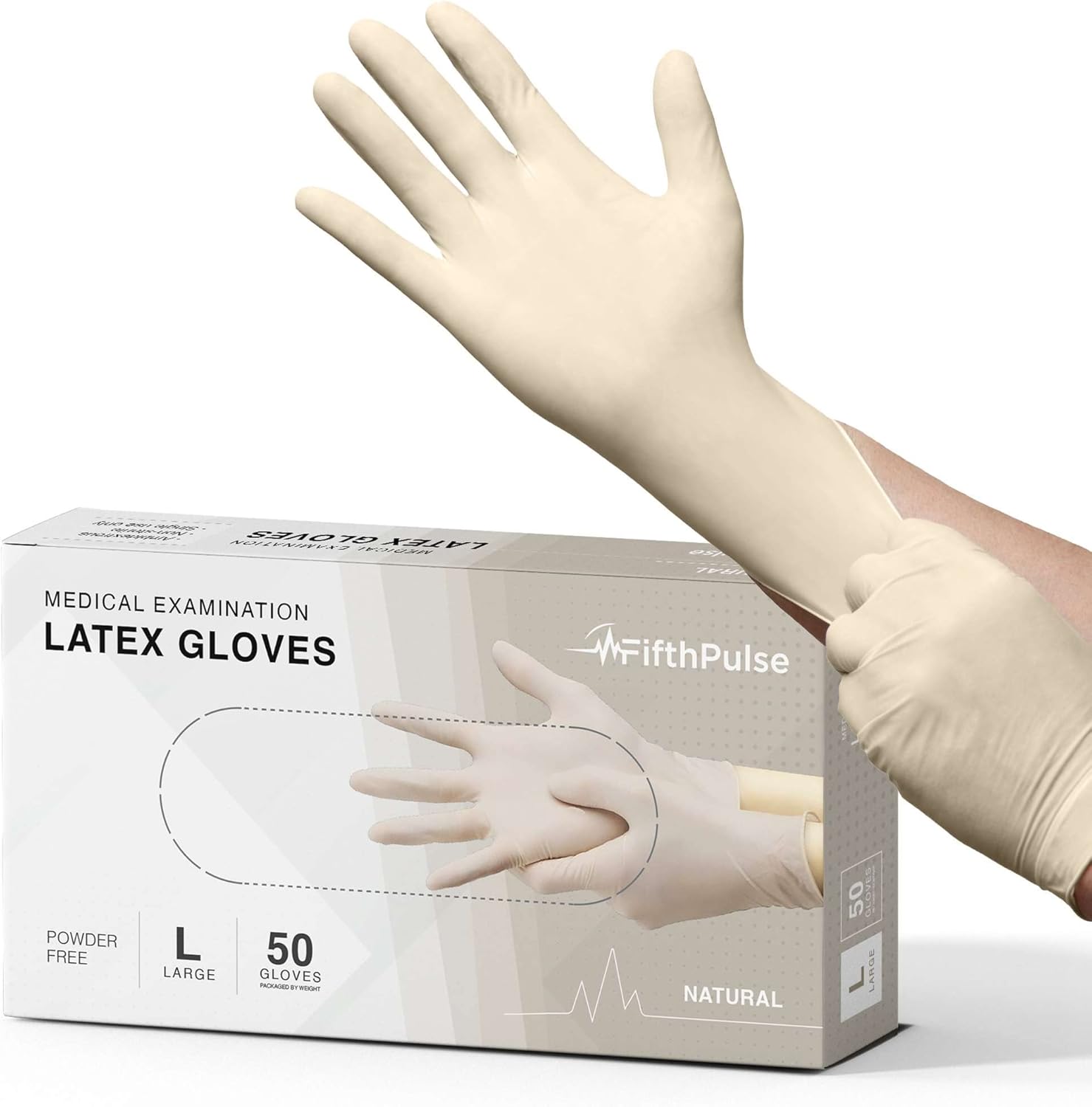 FifthPulse Extra Thick Latex Gloves - Superior Protection