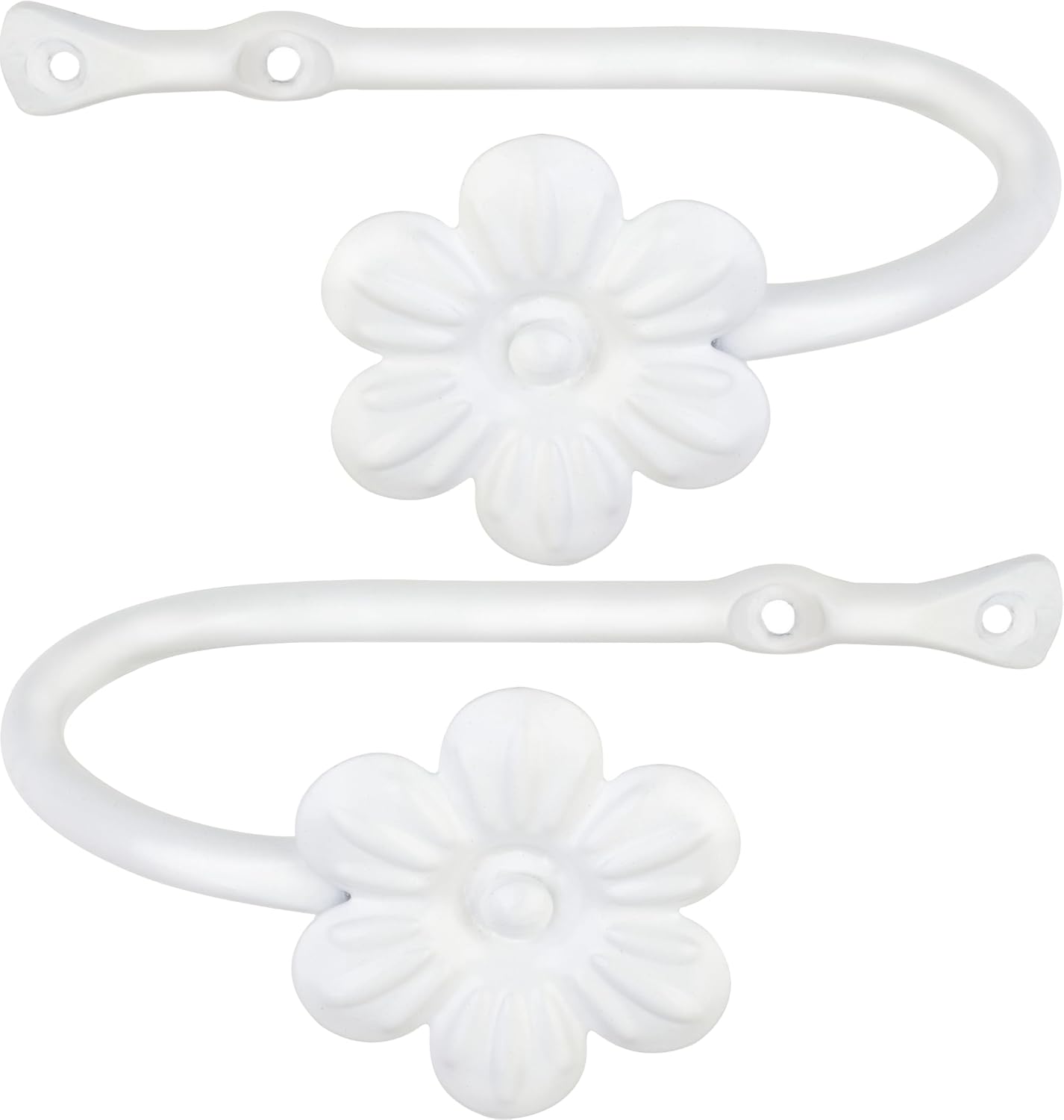 Farmhouse Iron Curtain Tiebacks - Stylish Drapery Holders