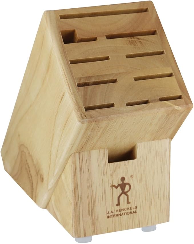HENCKELS Hardwood Knife Block for Efficient Knife Storage