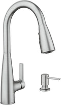 Moen Haelyn Spot Resist Stainless Pull-Down Kitchen Faucet - Faster