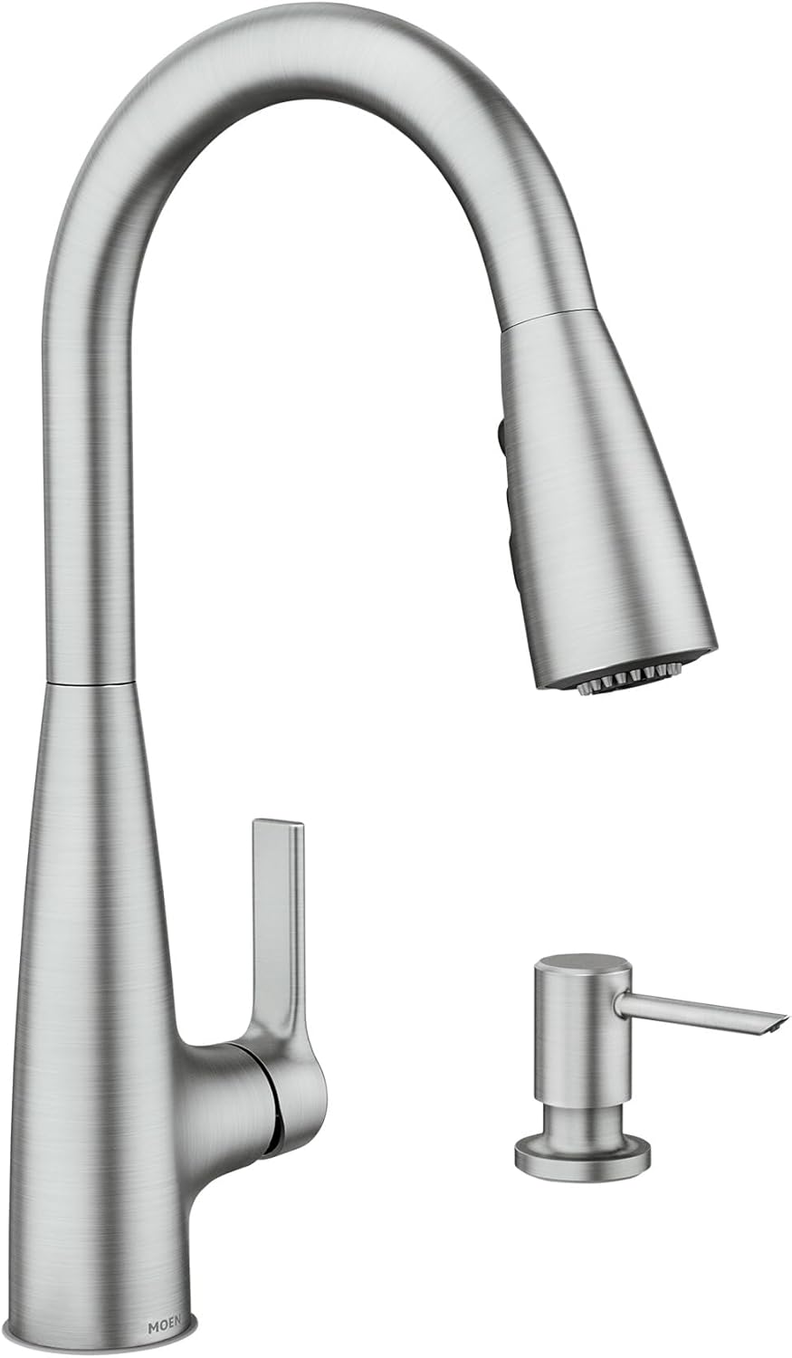Moen Haelyn Spot Resist Stainless Kitchen Faucet with Power Boost