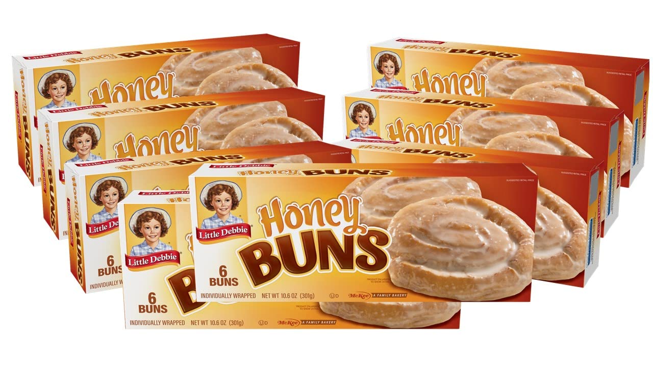 Little Debbie Honey Buns - 48 Individually Wrapped Pastries