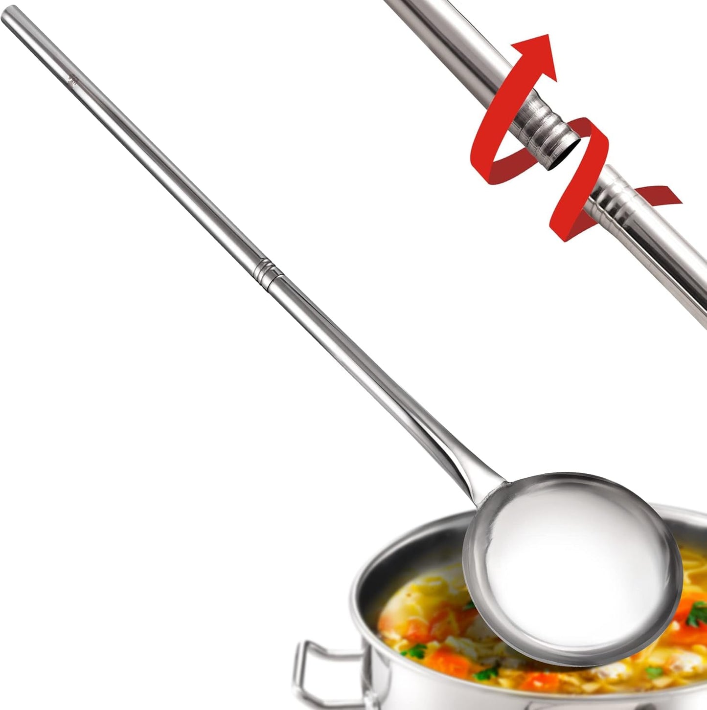 ARC LS121 48 Inch Stainless Steel Crawfish Boil Spoon for Cooking