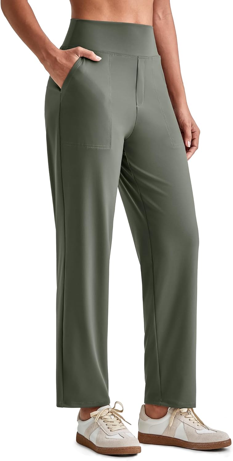 G4Free ShiftReady Womens Ankle Dress Yoga Pants for Work