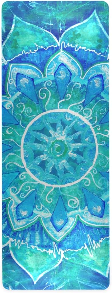 Non-Slip Mandala Kids Yoga Mat by ZOEO