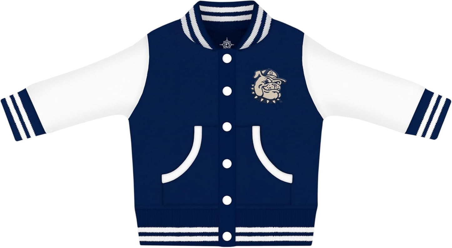 Creative Knitwear College Baby Varsity Jacket for Little Fans