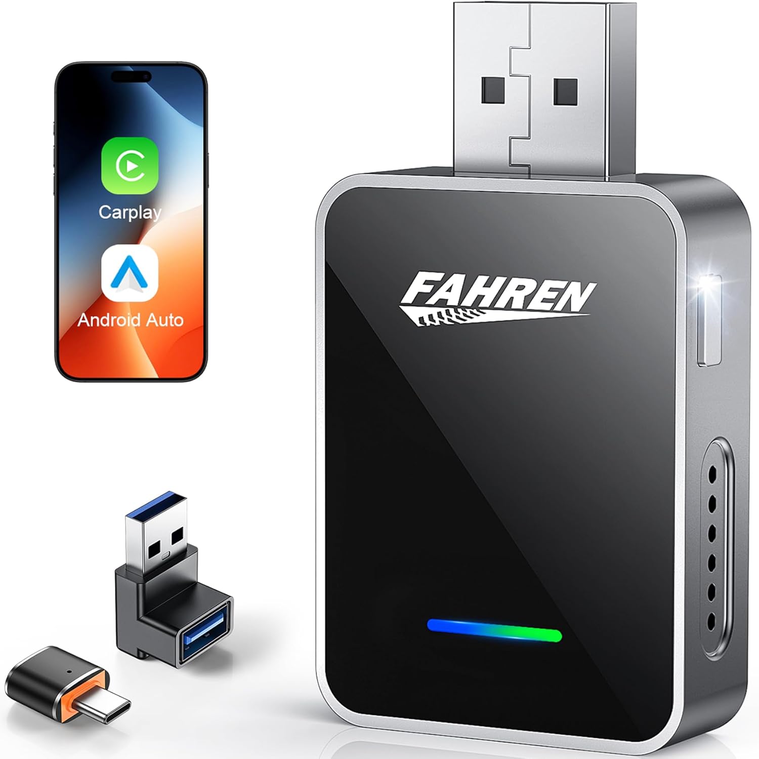 FAHREN 2-in-1 Wireless CarPlay & Android Auto Adapter Review
