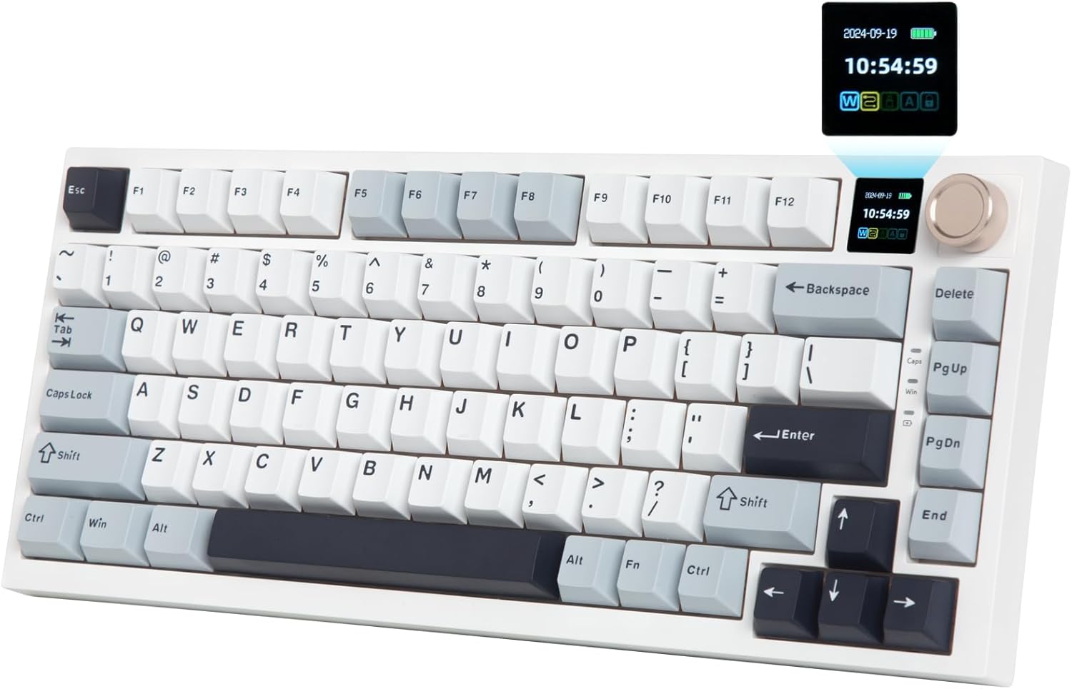 75% Wireless Mechanical Gaming Keyboard with RGB Backlit Features